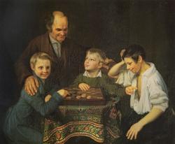 Пнин П.И. Игра в шашки. 1824